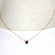 Garnet Small Pendant Necklace