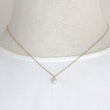 White Pearl Small Pendant Necklace
