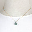 Aquamarine Nugget Small Pendant Necklace