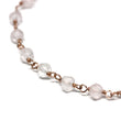 Rose Quartz Bracelet in Wire Wrapped Rose Gold