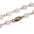 Rose Quartz Bracelet in Wire Wrapped Rose Gold