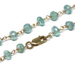 Apatite Bracelet in Wire Wrapped Gold