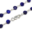 Lapis Lazuli Bracelet in Wire Wrapped Silver
