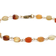 Agate Bracelet in Wire Wrapped Gold