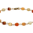 Agate Bracelet in Wire Wrapped Gold