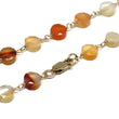 Agate Bracelet in Wire Wrapped Gold