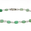 Chrysoprase Bracelet in Wire Wrapped Silver