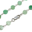 Chrysoprase Bracelet in Wire Wrapped Silver