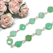 Chrysoprase Bracelet in Wire Wrapped Silver
