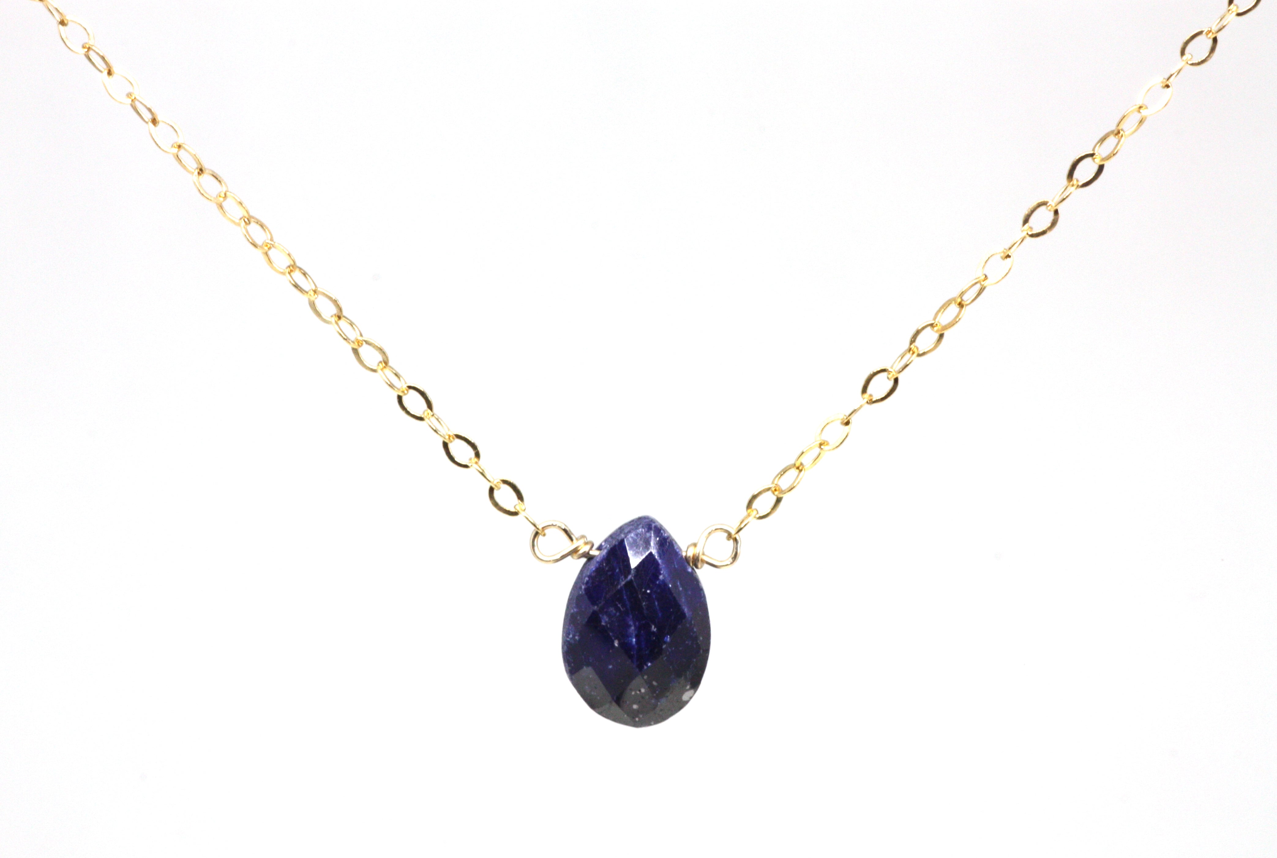 Sapphire Small Pendant Necklace