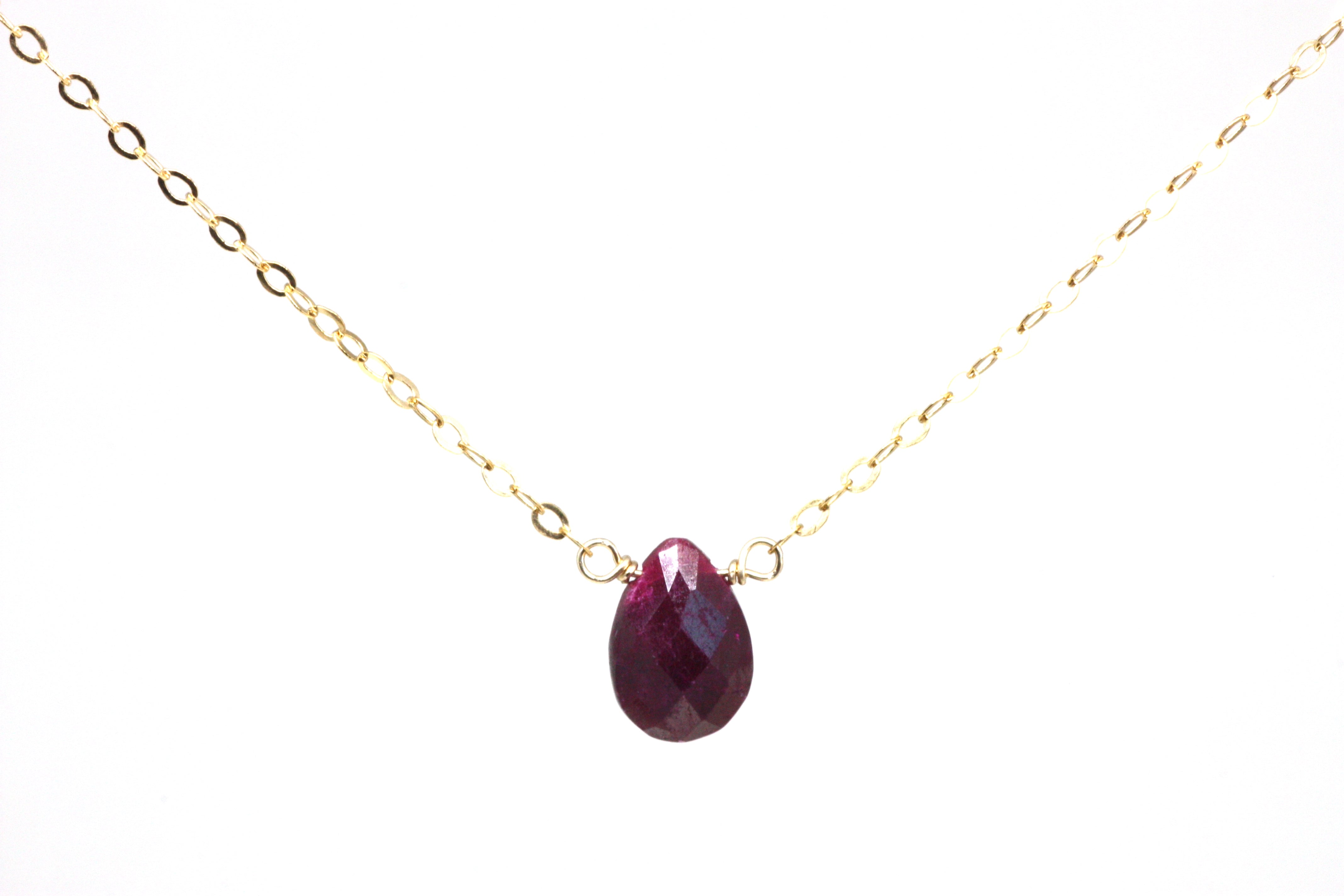 Ruby Small Pendant Necklace