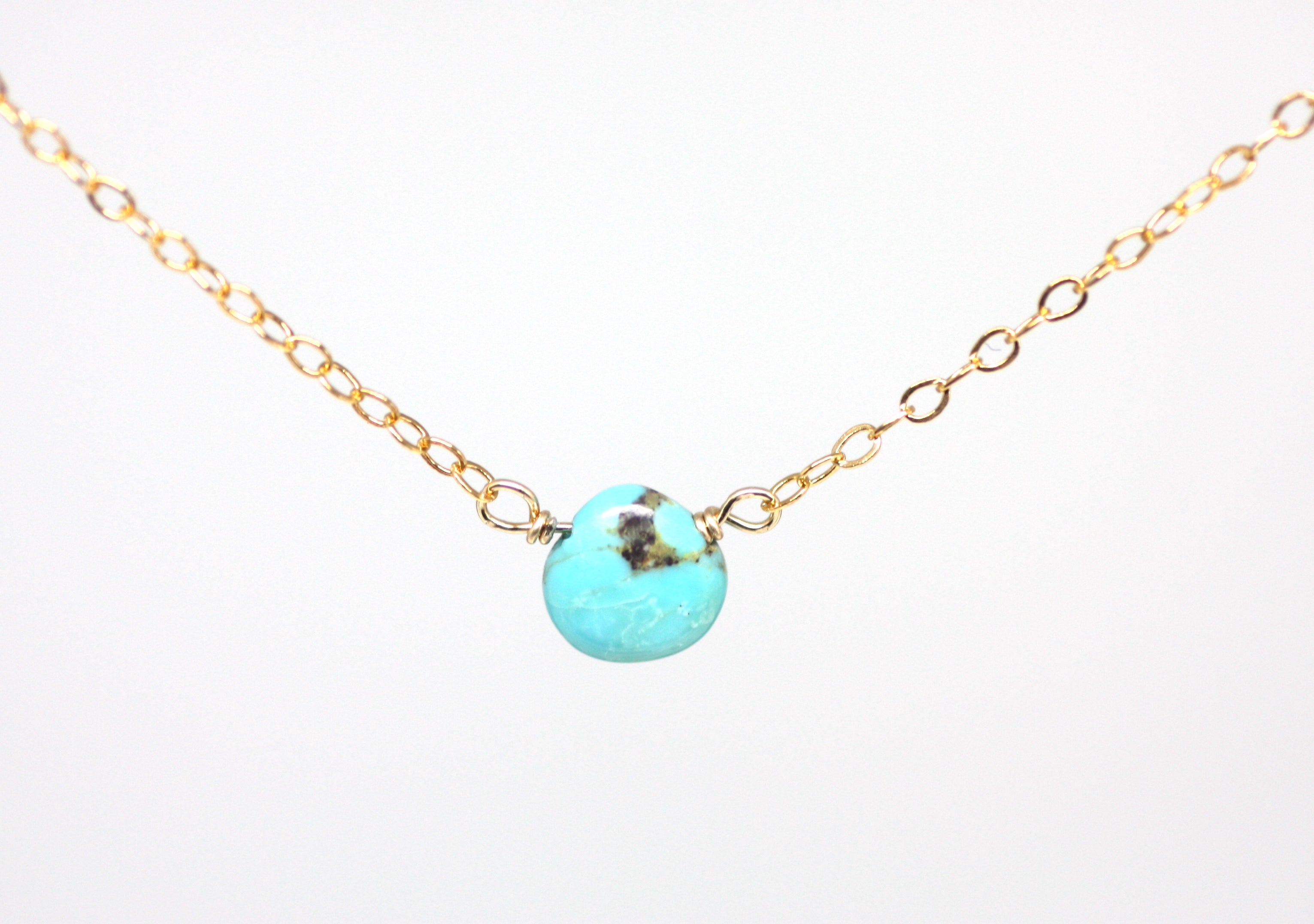 Turquoise Small Pendant Necklace