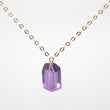 Amethyst Nugget Small Pendant Necklace