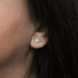 White Pearl Stud Earrings 5mm