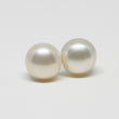 White Pearl Stud Earrings 5.5-6mm