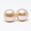 Pink Pearl Stud Earrings 10mm