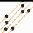 Black Tourmaline Wire Wrapped Layering Necklace