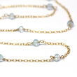 Blue Topaz Wire Wrapped Layering Necklace