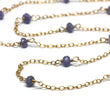 Tanzanite Wire Wrapped Layering Necklace