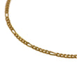 Figaro Gold Chain Bracelet