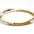 Pearl and Gold Wrap Bracelet