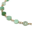 Chrysoprase Bracelet in Wire Wrapped Gold