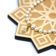Creamrose Ivory Pearl and Gold Wrist Tasbih