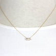 White Pearl Mini Cluster Necklace