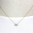 Blue Topaz Mini Cluster Necklace