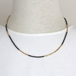 Black Onyx and Gold Wrap Bracelet