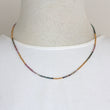 Watermelon Tourmaline and Gold Wrap Bracelet