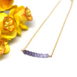 Amethyst Petite Bar Bracelet