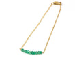 Green Onyx Petite Bar Bracelet