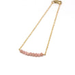 Rhodocrosite Petite Bar Bracelet
