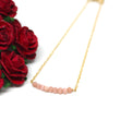 Rhodocrosite Petite Bar Bracelet