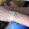 Green Onyx Petite Bar Bracelet