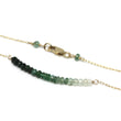 Emerald Ombré Bar Necklace