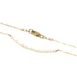 White Pearl Bar Necklace