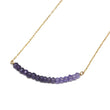 Amethyst Ombré Bar Necklace