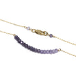 Amethyst Ombré Bar Necklace