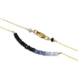 Sapphire Ombré Bar Necklace