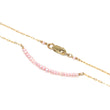 Pink Pearl Bar Necklace