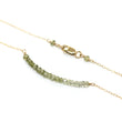 Peridot Ombré Bar Necklace