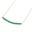 Green Onyx Bar Necklace