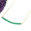 Green Onyx Bar Necklace