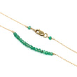 Green Onyx Bar Necklace