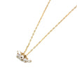 White Pearl Mini Cluster Necklace