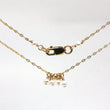 White Pearl Mini Cluster Necklace