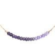 Amethyst Ombré Bar Necklace