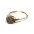 Labradorite Oval Ring